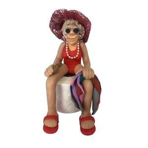 Old Lady Swim Diana Manning Figurine
